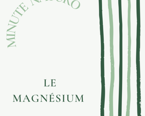 Le magnésium, un minéral anti-stress.